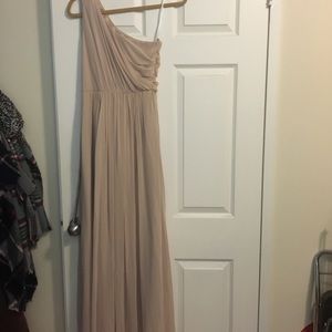 Champagne color bridesmaid dress
